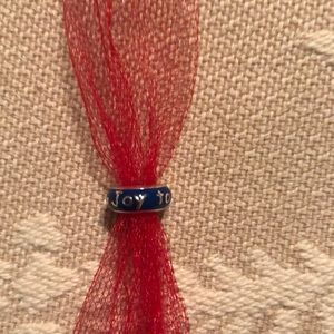 Brighton joy to the world spacer silver blue Nwot